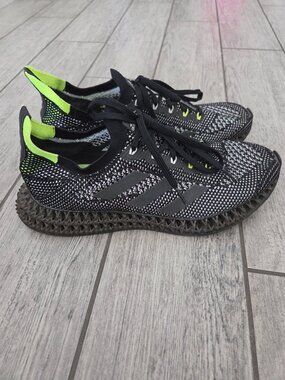 Adidas 4DFWD Mens Running Shoes Core Black/Cloud White GX2977 Men's Size 11